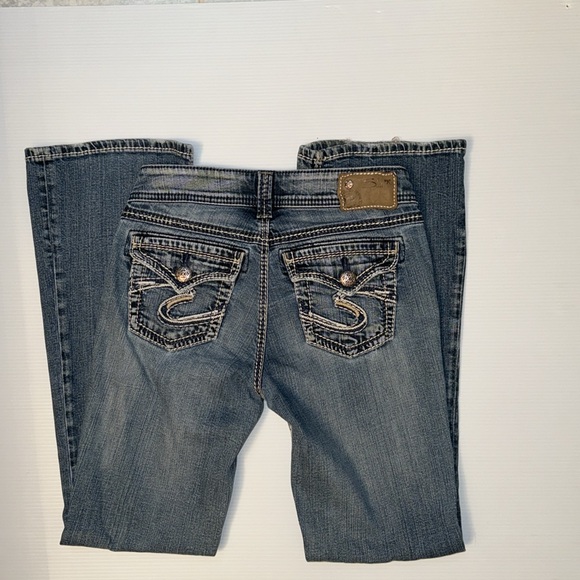 Silver Suki Surplus mid rise bootcut jeans size 26/32 - Picture 2 of 9